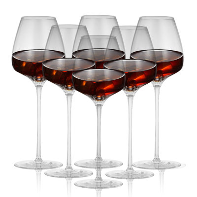 21 oz Ensemble de verres à vin en cristal blanc