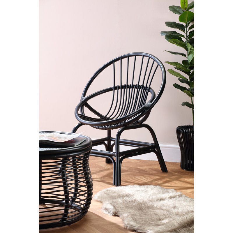 Cave Spring Armchair, Black