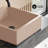Lisse 15.5" Concrete Square Vessel Sink-112453147