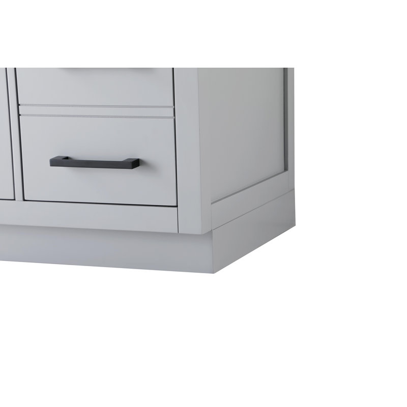 Meuble-lavabo simple 32 po Ahner, Gris