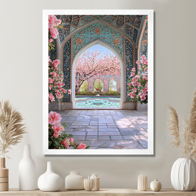 «Persian Gardens In Bloom Tehran II», reproduction d'art sur toile