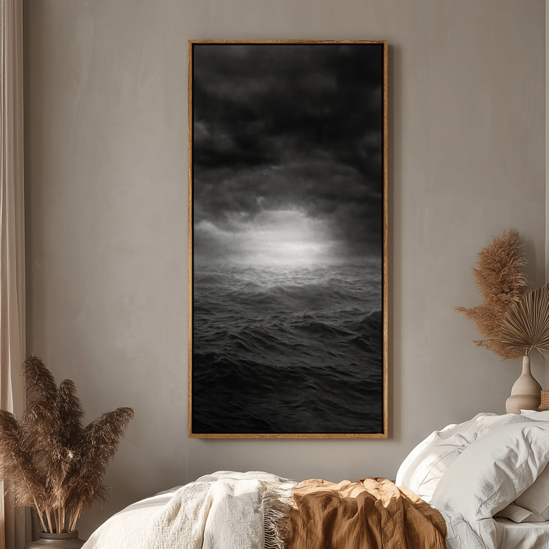 Très grand art mural sur toile encadré - impressions murales rétro pour chambre à coucher, Naturel