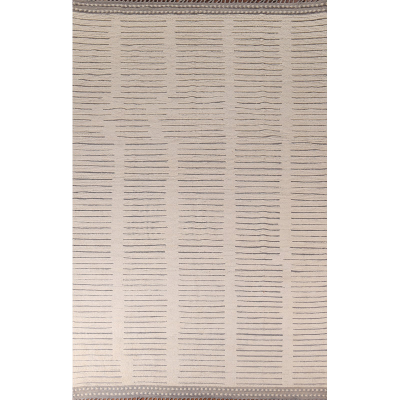 Tapis marocain en laine terre moderne 9 x 13