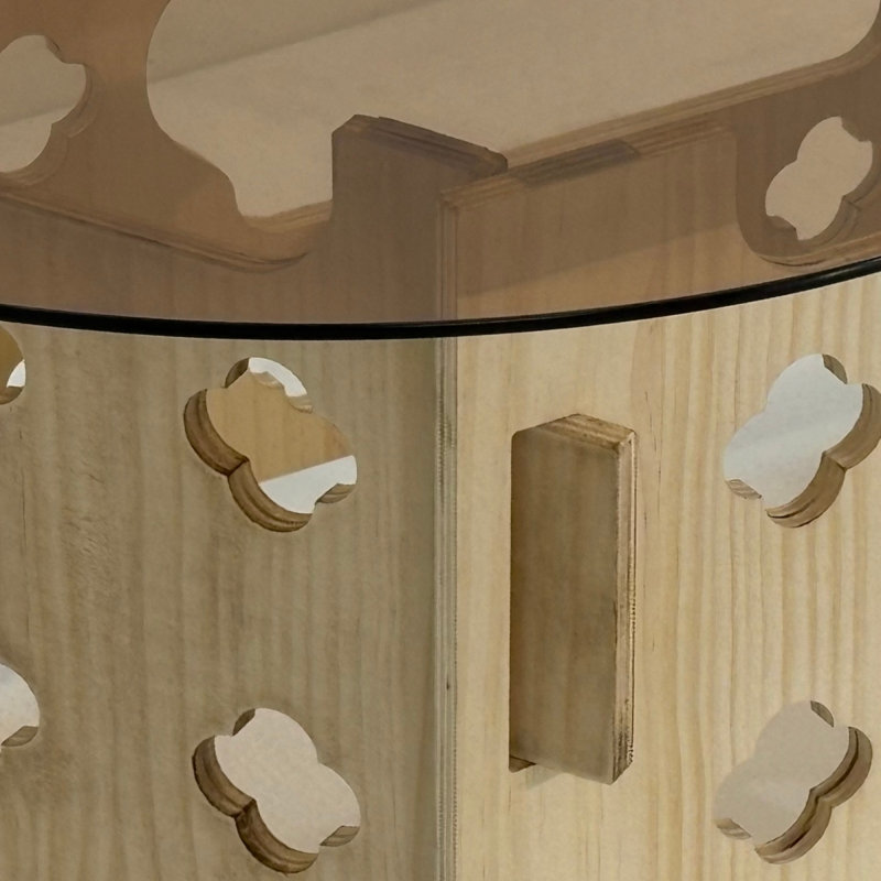 Table basse ovale