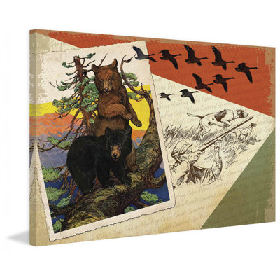 Great Outdoors 1 by Saturday Evening Post - Wrapped Canvas Painting