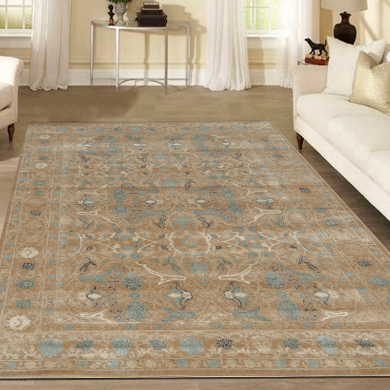 Tapis beige Elk Grove, Rectangle 3 pi 3 po x 4 pi 11 po
