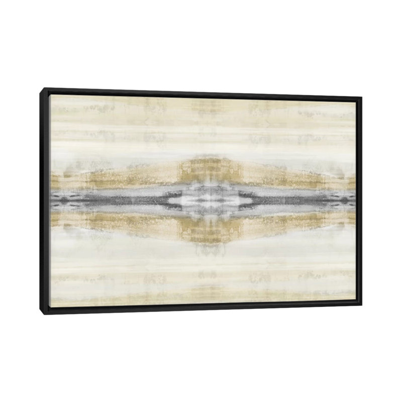 «Symmetry I», impression sur toile, H 18 po x l 26 po x P 1,5 po, Toile encadrée noire, Pas de tapis