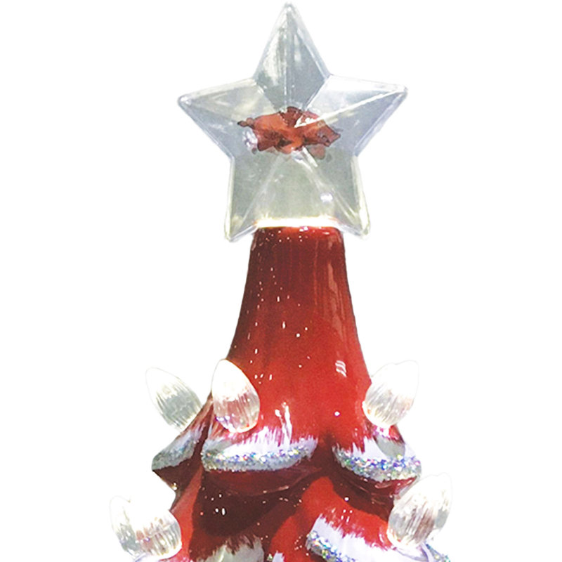 Arbre en céramique NCAA College Spirit, Razorbacks d'Arkansas