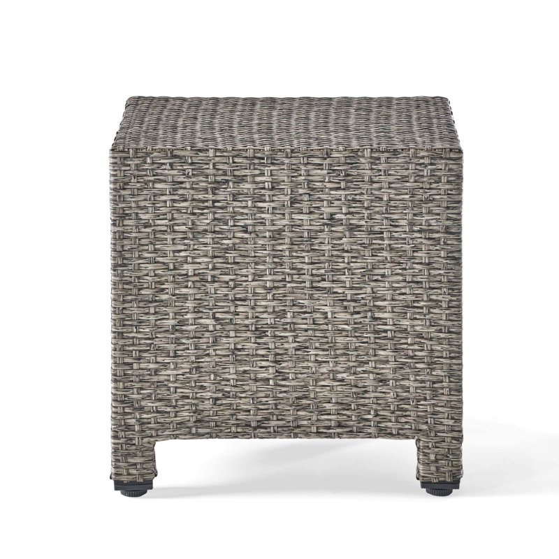 Accent Table For Patio Garden, Gray