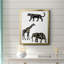 Toile encadrée de qualité supérieure avec animaux décoratifs safari ornementaux III-545230424-545230425