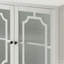 Console blanche avec 2 portes
