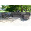 Bella Wicker Teak Outdoor 2 - Seater Sofa-1946853319-1946853318