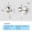 Aluminium LED Flush Mounted Sconce