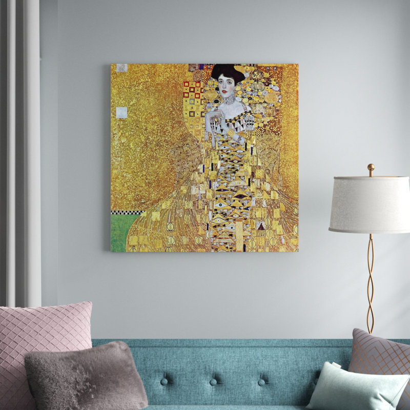 Gustav Klimt - Wrapped Canvas Painting, 50cm H x 50cm W x 1.8cm D