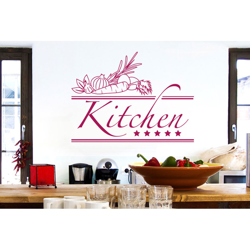Food & Beverage Non-Wall Damaging Wall Decal, Violet, Large