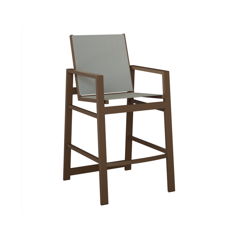 Chaise berçante Berlin Gardens Vida, Filon de bois mesquite, Ardoise Nova