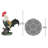 Cock-A-Doodle-Do Rooster Statue