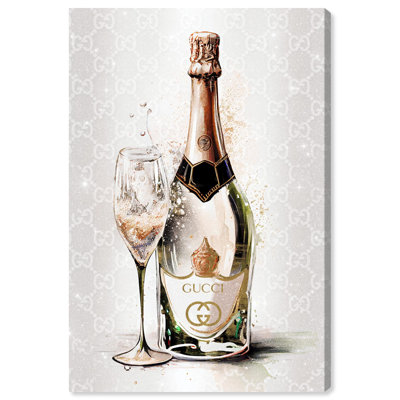 Art mural Splash of Champagne, Drinks and Spirits