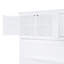 White Full Size Bed With Cabinet Storage Solution Expansion, Comfort In Small Home Spaces, Dual Piston Operation Upgrade Wall - Enhanced Design, Space Saving Office Zones, Flexible Mattress Support