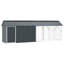 142cm Galvanised Steel Floor Bird Cage