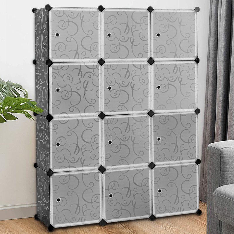DIY 12 Cube Portable Closet Storage Organizer