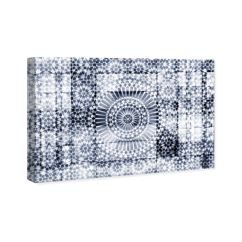 Impression sur toile tendue «Lionheartage Night Abstract», H 16 po x l 24 po x P 1,5 po