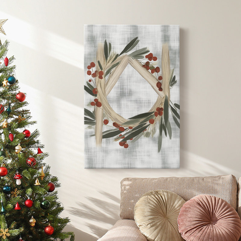 Art des Fêtes de Noël - Toile tendue avec châssis CCXCV, H 18 po x l 12 po
