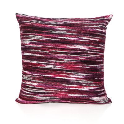 Rainbow Striped Throw Pillow