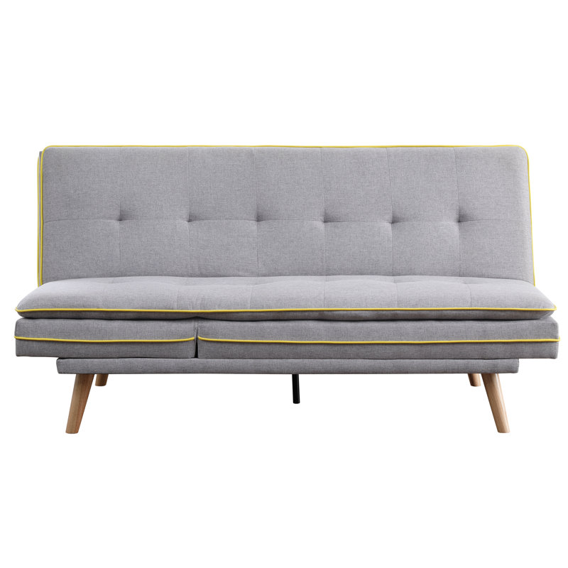 Caedyn Upholstered 72'' Sleeper Sofa, Gray