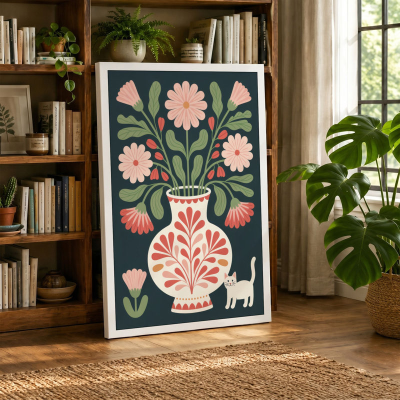 Print, 36x24 - 91.4 x 61.0 cm, Teal Border
