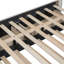 Lit plateforme double tapissier pleine grandeur avec 2 tiroirs et 1 lit gigogne simple, tête de lit classique, beige-130154271