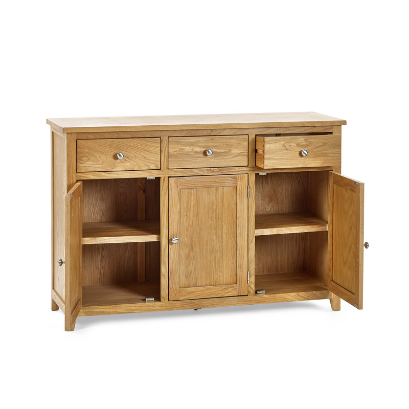 Herberts 128cm Solid Wood Sideboard