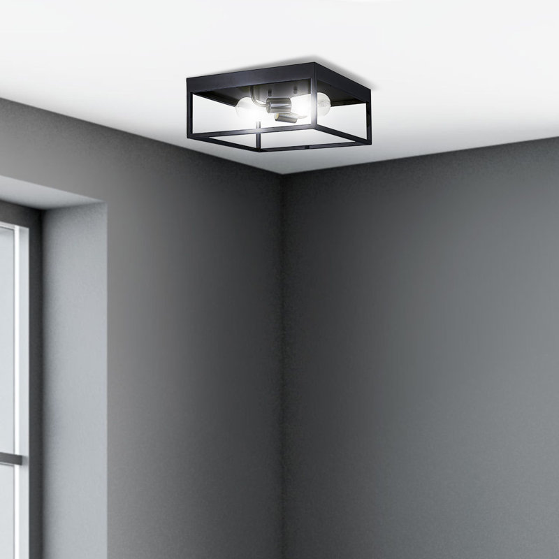 Plafonnier encastré 2 lumières Apple White