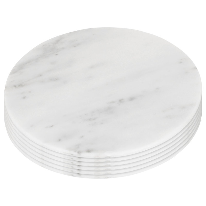 Marble Stone Placemant, White