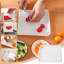 Planche à découper suspendue avec trou Petite planche de cuisine Planche à découper multifonctionnelle Planche à découper Panneau en plastique