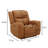 Cynita Leather Power Recliner, Silverado Butternut-541487877