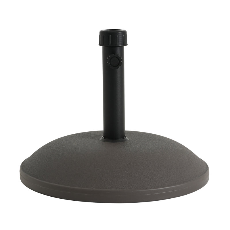 Base de parasol ronde Ander pour l'extérieur 68 livres - brun