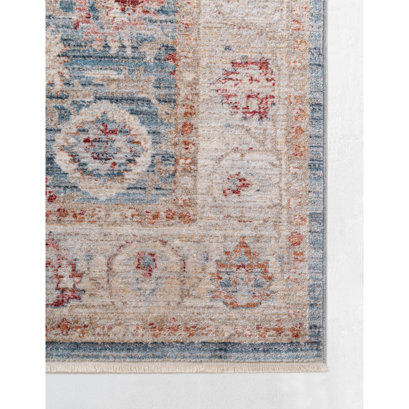Tapis bleu Emmy, Tapis de couloir 2 pi 2 po x 5 pi 11 po
