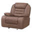 Fauteuil inclinable à bascule brun 2250