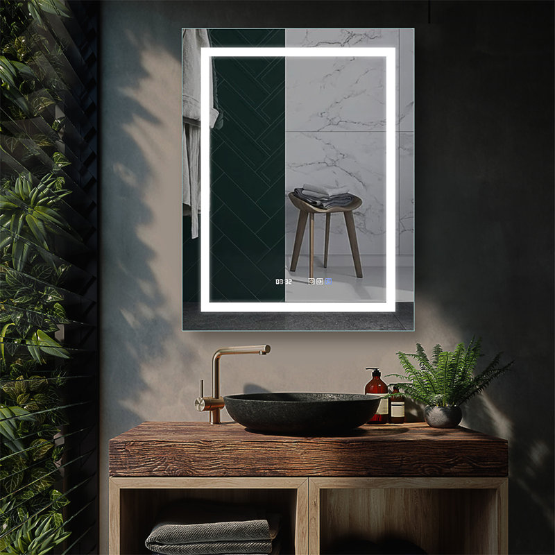 LED Bathroom Vanity Mirror, 28" x 36"