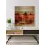 Crimson Palms par Parvez Taj - reproduction d'art sur bois de pin naturel-800907990