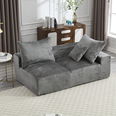 Tissu chenille avec motif de détente pour le confort de deux personnes Exquis Two A Comfortable Time
