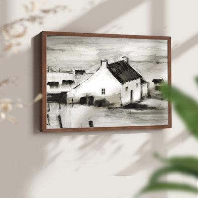 English Farmhouse II -Framed Print - Restickable