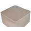 Abdulraheim 50cm Wide Square Pouffe Ottoman-570784301