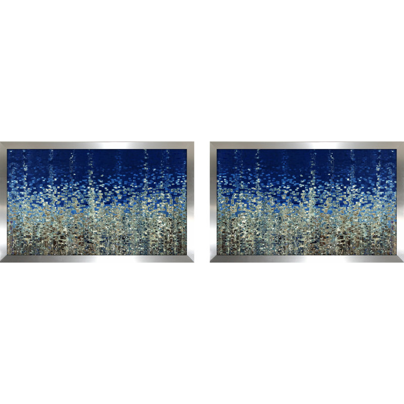 «You are not alone psalm 40: 1-3», ensemble de 2 reproductions d'art sur cadre en acrylique, H 21,5 po x l 67 po x P 0,75 po