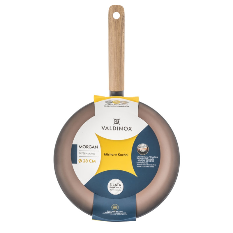 Valdinox Morgan Aluminum Non-Stick Frying Pan, 5.8cm H x 28cm W x 48cm D