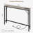 Geron 39.3" Console Table with Power Outlets, Compact Sofa Table with Storage-2093664686