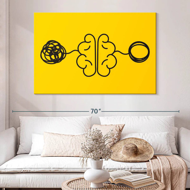Alcaraz Untangle Your Thoughts, 34" H x 51" W