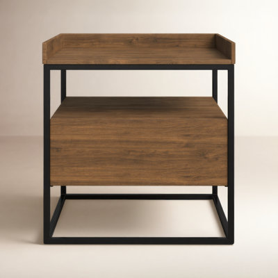 Berrien 23" Acacia End Table
