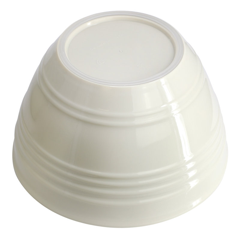 Martha Stewart 8 Piece Plastic Storage Bowl Set with Lids in Linen